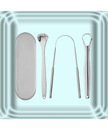 Buy As Seen On TV Silver Tongue Scraper - Stainless Steel Cleaner Spoon for Fresh Breath - Fast International Shipping - Buy Online on GoSupps.com