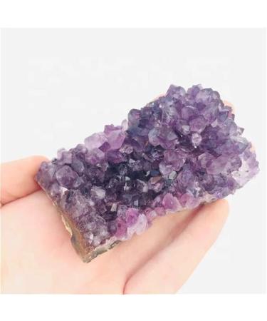1pc 150g-190g Crystal Decorative Geode Irregular Natural Amethyst Stones Cluster Quartz Home Decor Suitable for Furniture Decoration Full of Texture