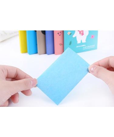 Flax Aloe Face Oil Absorbing Paper Sheets - 6 Boxes Oil-Absorbing Tissues for Makeup Control - Unisex Blotting Sheets (Random Color) - Buy Online on GoSupps.com