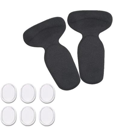 Heel Cushion Pads Gel for Plantar Fasciitis - Self-Adhesive Forefoot Cushions for Men - Breathable Foot Care - Flannel Black - International Shipping Available - Buy Online on GoSupps.com