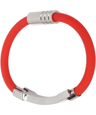 Buy Red Balance Bracelet Wristband - Silicone Negative Ion Washable for Running - International Shipping Available - Buy Online on GoSupps.com
