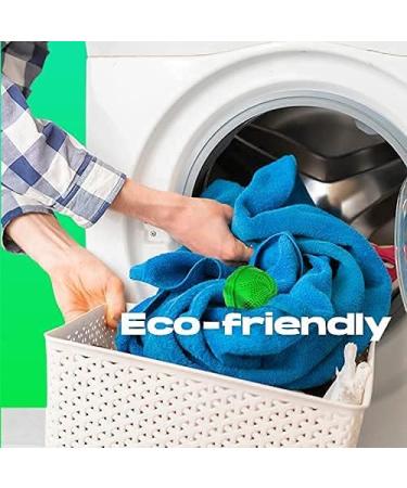 Laundry Washing Ball by ECO SPIN - Used up 1000 Loads - 1 Unit - Eco-Friendly All Natural Detergent Alternative - Wash Ball for Washing Machine Easy to Use Bra Cup - Buy Online on GoSupps.com