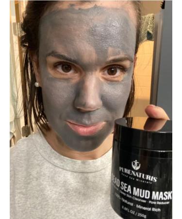 Organic Dead Sea Mud Mask - Premium Spa Quality Pore Minimizer for Acne & Oily Skin - 8.8 oz Skin Tightening Formula for Men & Women - Healthier Complexion - Buy Online on GoSupps.com
