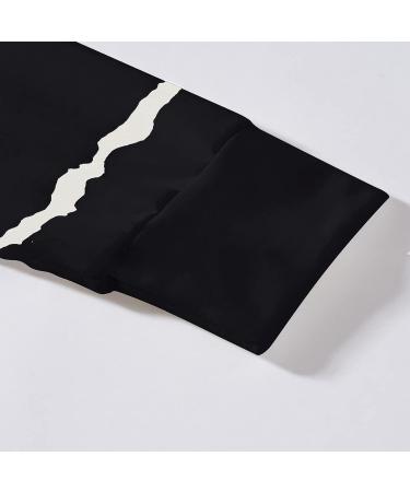 Womens Fall Tops Women's Fashion Casual Long Sleeve Solid Round Neck T-Shirt Top Pullover 4-black XX-Large - Buy Online on GoSupps.com