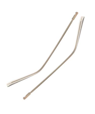 Tovinanna 1 pair of replacement for metal stirrups. Replace universal glasses replacement bracket glasses arm legs spare bars for glasses glasses frames of individual tooth 12.5x0.3cm golden