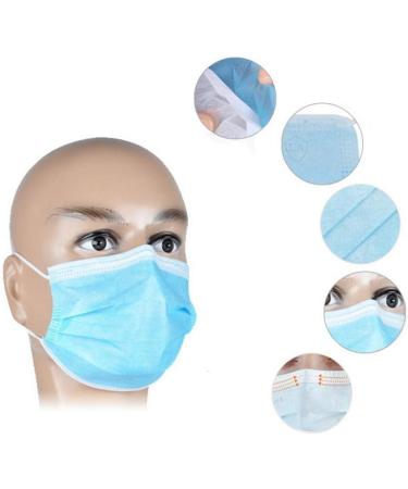 3 Ply Ear Loop Disposable Masks - 2400 Pack - Buy Online on GoSupps.com