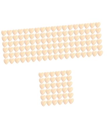 Toyandona 200 Stk Log Color Peach Cherz Heart Lose Pearl Valentine Necklace Pearls Wood Care Pearls unfinished Big Pearl Valentine's Day Decoration Child Mini Holia
