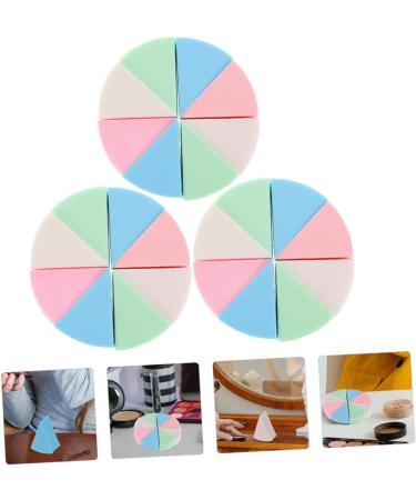 Angoily 3 Sets Triangular Sponge Puff Setting Powder Puff Women Sponge Puff Makeup Sponge Cosmetic Foundation Sponge Powder Puffs Girls Emulsion Triangle Miss Headband - Buy Online on GoSupps.com