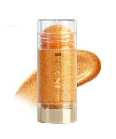 Jelly Makeup Highlighter, Makeup Stick for Face, Radiant Shimmer Shine, Buildable Color, Light and Silky, Highlighting Face Cream