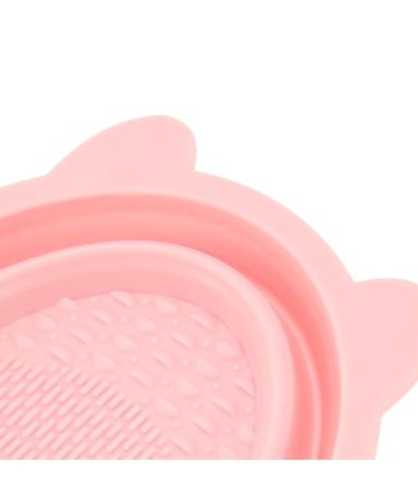 Buy Makeup Brush Cleaner - Silicone Resilient Scrubber Bowl for Efficient & Compact Travel Cleaning - Buy Online on GoSupps.com