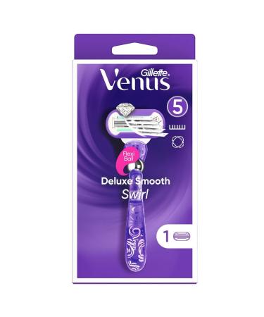 Gillette Venus Swirl - Extra Smooth Razor Blade Device & Blade - 1 Piece
