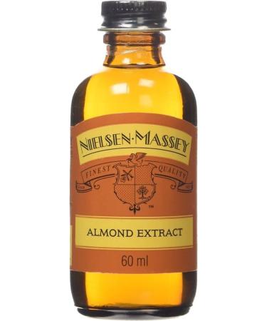 Nielsen-Massey Pure Almond Extract 60ml Certified gluten-free The World's Finest Flavours Kosher - CRC Premium Quality Almond Extract Can Use Christmas Cake - Buy Online on GoSupps.com