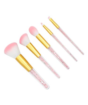 5 Set Professional Makeup Brushes for Women - Blending Eyebrow Foundation & Blush - Miss Pink Major - Buy Online on GoSupps.com