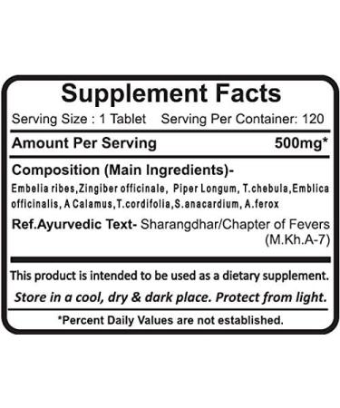 Planet Ayurveda Sanjivani Vati - Herbal Tablets, 100% Natural and Pure - 2 Bottles(Each Bottle Contains 120 Tablets) - Buy Online on GoSupps.com