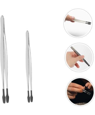 Magiclulu 4-Piece Stamp Clip Brow Tool Set - Stainless Steel Jewelry Tongs Tweezers & Pincer for Jewelry Making | Handicrafts Martensitic - Shop Now! - Buy Online on GoSupps.com
