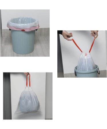 CadineUS 3 Gallon Drawstring Trash Bags Drawstring Garbage Bags 120 Bags - Buy Online on GoSupps.com