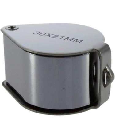 Mini 30X Glass Magnifying Magnifier Jeweler Eye Jewelry Loupe Loop 30 * 21mm Triplet Jewelers Eye Glass Magnifying - Buy Online on GoSupps.com