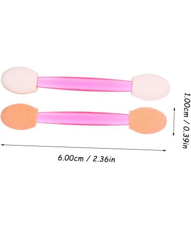 Beavorty 80pcs Sponge Makeup Stick Disposable Makeup Dual Sides Comestic Applicator Eyeshadow Brush 6x1x0.8cm Assorted Color - Buy Online on GoSupps.com