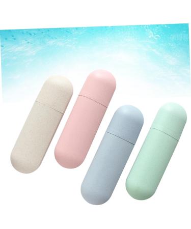 Beavorty 4-Piece Toothbrush Case Set | Travel-Friendly Toothbrush Containers for International Shipping - Buy Online on GoSupps.com