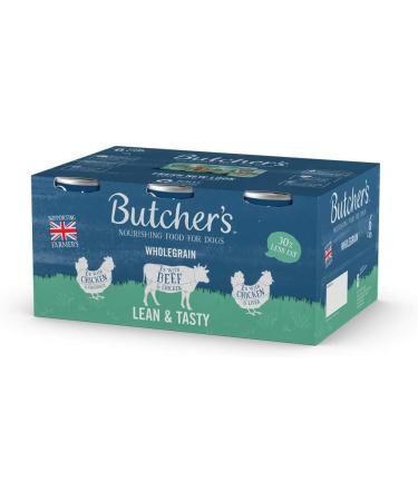 BUTCHER'S Lean and Tasty Low Fat Recipes Wet Dog Food Tin Cans Variety pack 9.6kg (24 x 400g) Lean & Tasty - Buy Online on GoSupps.com