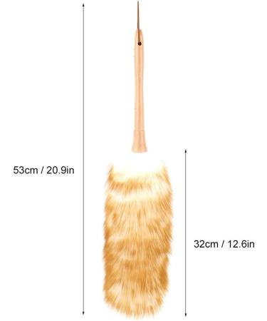 Feather Duster Household Cleaning Tool Soft Lambs Wool Duster Dust Cleaner No Electrostatic Duster - Buy Online on GoSupps.com