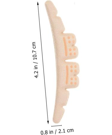 FRCOLOR 5 Pairs Invisible Post Heels - Forefoot Pads & Silicone Heel Grips for Men & Women - Non-Slip Shoe Insoles & Cushions (Beige - Buy Online on GoSupps.com