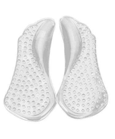 FRCOLOR Pair Adhesive Arch Support High Heel Inserts for Women Insoles for Heels High Heel Pads Insoles for Women Heels Massaging Effect Insoles Womens Insoles Women's Massage Silicone Gel As Shown Medium