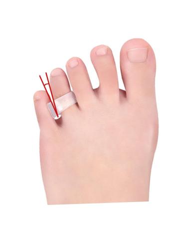 Gatuida 4 Pairs Toe Separator & Splint Brace for Hallux & Hammer Toes - Adjustable Foot Splitter for Men & Women - White Sebs Big Toe Spacers - Buy Online on GoSupps.com