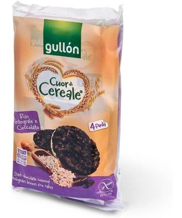 Italian Gourmet E.R. Gull n Cuor di Cereale Dark Chocolate Coated Whole Grain Rice Waffles Gluten Free 105g + 400g Set of 4 - Buy Online on GoSupps.com