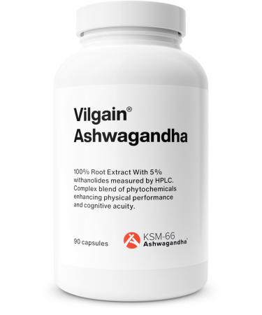 Vilgain Ashwagandha |Effective extract KSM-66 |Anti-stress effect |Support of memory and physical performance |90 capsules/months
