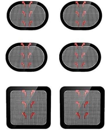 Buy Novatech Electrode Pads - Compatible Replacement Electrodes for Slendertone Series Abdominal Trainers - International Shipping Available - Buy Online on GoSupps.com