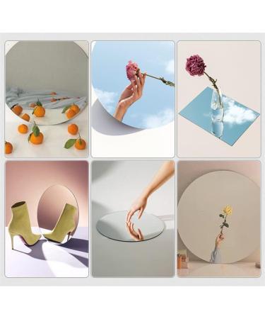GISELA D Acrylic Mirror Reflection Board Set - 7Pcs Photo Background Props for Photography Ornaments and Reflective Displays - Buy Online on GoSupps.com