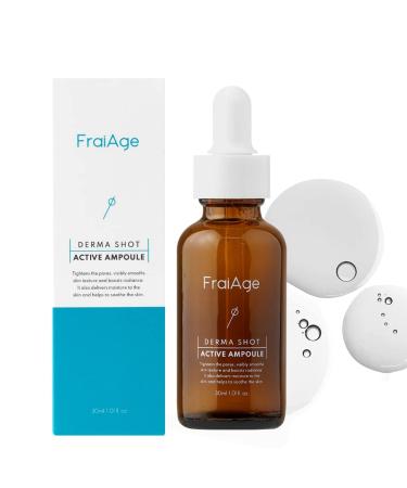 derma shot active ampoule 30 ml 1.01 fl oz_Skin Energy Moisturizing Calming Pore Care Hyaluronic Acid & Spicule serum spicule from sea sponges &Hydrating Facial Serum Korean Skincare.