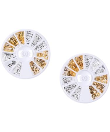 Healeved 4 Boxes Manicure Accessories Rivet Nail Decoration Nails Decoration Nail Art Rhinestones Gold Decor Nail Art Decoration Rivets for Metal Gold Nail Rhinestones Nail Set 3d Mix - Buy Online on GoSupps.com