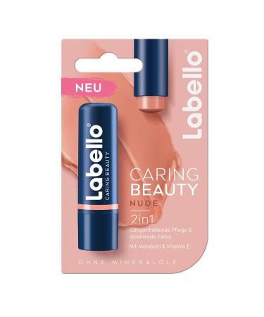 Buy Labello Caring Beauty Nude Lip Balm 4.8g | International Shipping Available - Buy Online on GoSupps.com