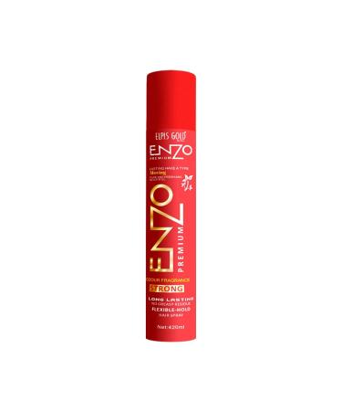 E Premium Hair Spray 420ml - Curl Enhancing With Flexible Hold Long Lasting No Greasy Residue | All-Day Shine | Suitable for All Hair Types | Weatherproof Styling Solution