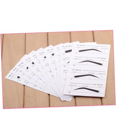 Beavorty 10pcs Eyebrow Shaping Stencils Eyebrow Shaping Kit Eyebrow Templates Mold Set Eyebrow Shape - Buy Online on GoSupps.com