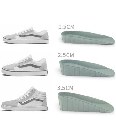 FOMIYES Heightening Insoles - 3 Pairs Non-Slip Heel Lift Pads for Increased Height & Comfort in Sports Shoes - Buy Online on GoSupps.com