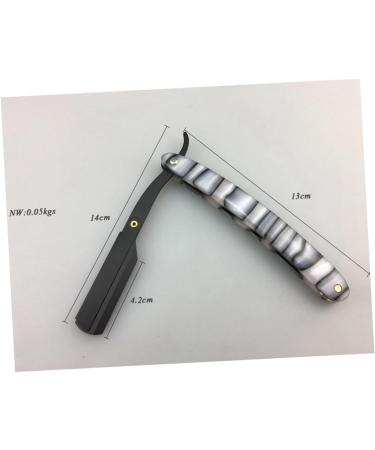 Angoily 4-Piece Men's Steel Razor Set - Professional Hairdresser Straight Razors for Safe Grooming - Buy Online on GoSupps.com