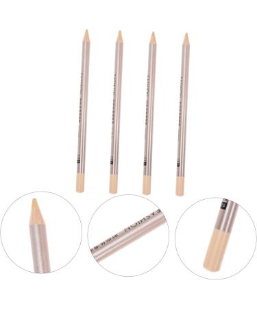SKISUNO 4pcs Concealer Pen Highlighter Stick Eraser Concealer Cover up Makeup Concealer Eye Circle Wooden Assorted Color - Buy Online on GoSupps.com
