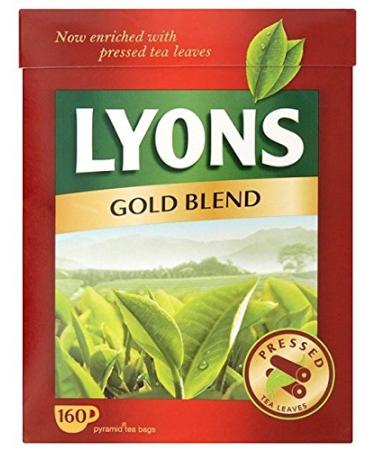 Lyon's Gold Blend Tea Bags 160 Bags - Pyramid teabags