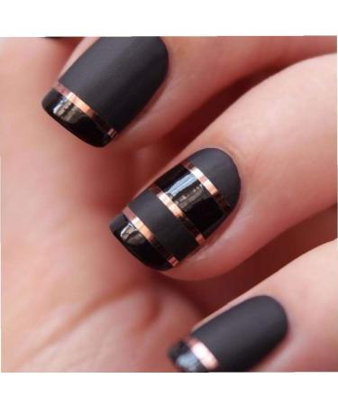 Cinnamon Color Glitter Nail Art Striping Tape - 4pcs Adhesive Rolls, 1-3mm Tips - Buy Online on GoSupps.com