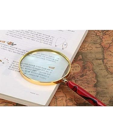 3X Glass Handheld Retro Magnifier for Seniors Low Vision Books Pages Magazines Newspapers Maps Made in China - Buy Online on GoSupps.com