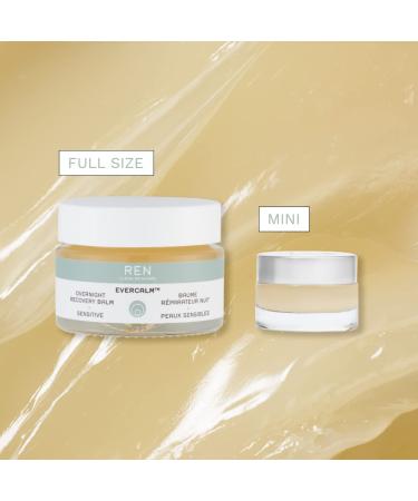 REN Clean Skincare Evercalm Overnight Recovery Balm 15ml - Hydrating Night Treatment - Buy Online on GoSupps.com