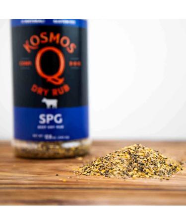 Kosmos Q SPG Beef BBQ Dry Rub 12 oz - Perfect Seasoning for Grilling and Smoking - Buy Online on GoSupps.com