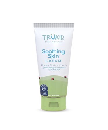 TruKid Soothing Skin Eczema Cream for Babies & Children NEA-Accepted for Eczema Safe for Sensitive Skin All Natural Ingredients Unscented Hydrates & Moisturizes Irritated & Itchy Skin 3.4oz