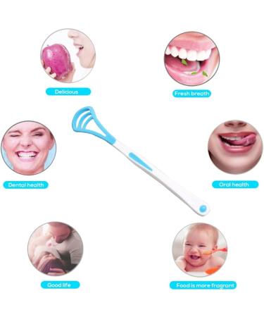 Shop Tongue Cleaner Plastic - Safe & Comfortable Tongue Scraper for Enhanced Oral Hygiene | International Shipping Available - Buy Online on GoSupps.com
