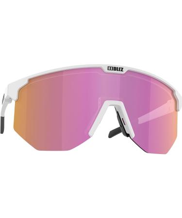 Buy Bliz Hero Sports Glasses - Matte White-Brown with Pink Multi for Ultimate Performance | International Shipping Available - Buy Online on GoSupps.com