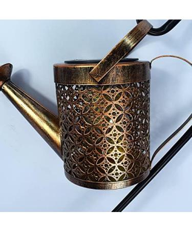 Outdoor Solar Watering Can Lamp Garden Art Light Hollow Iron String Lights Ground Plug Lawn Lamps Garden Yard Landscape Lighting (Color : A) (A) - Buy Online on GoSupps.com