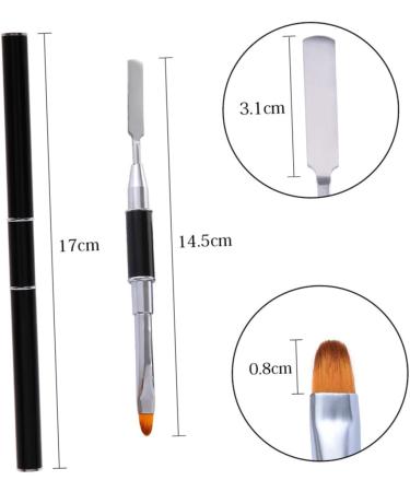 FRCOLOR Uv Gel Nail Builder Brush Nail Painting Brush Poly Nail Gel Brush Gel Nail Tool Gel Nail Art Carving Pen Nail Art Tips Builder Brush Nail Art Pen Extension Glue Manicure - Buy Online on GoSupps.com
